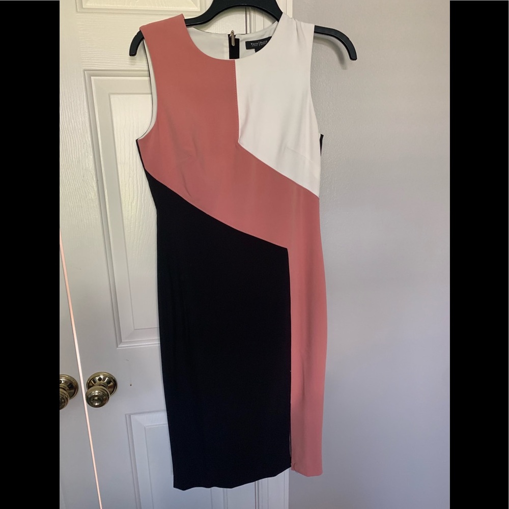 Size 4 color block WHBM dress